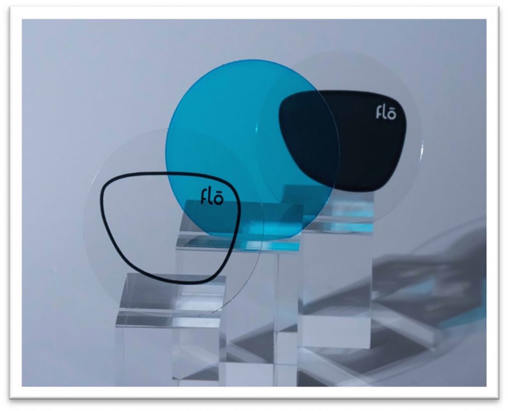 Examples of customized lenses. Picture: flo Optics.