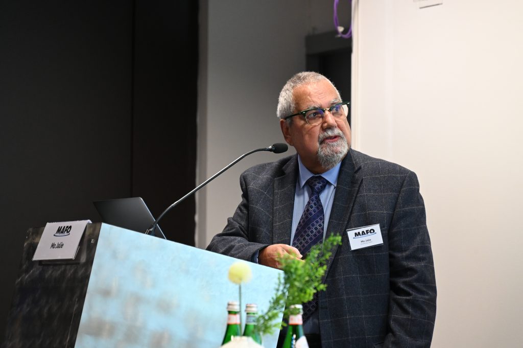 Dr. Mo Jalie at MAFO - The Conference 2024. Picture: Silke Sage