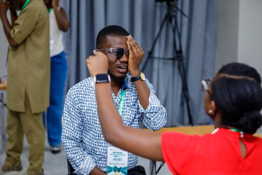 Through the collaborative project, people with visual impairments receive vital assistance for daily life (Photo: KNUST)